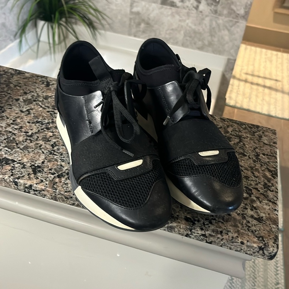 Balenciaga sneakers.